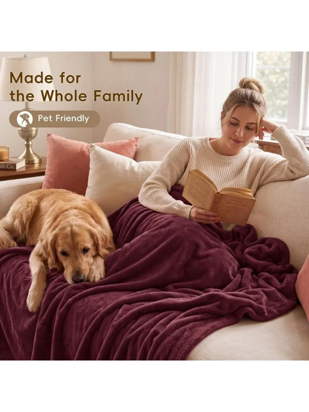 Cozy Queen Fleece Blanket 90